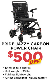 Pride Jazzy Carbon Power Chair – $500 off